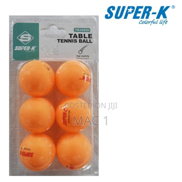 Durable Table Tennis S Pack of Six Ball
