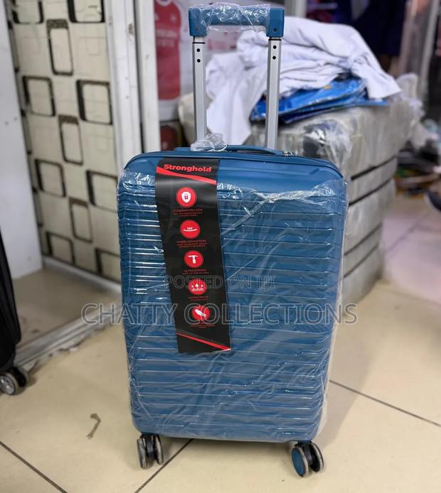 Turquoise Small Rubber Suitcase Height 59cm - thumbnail 3