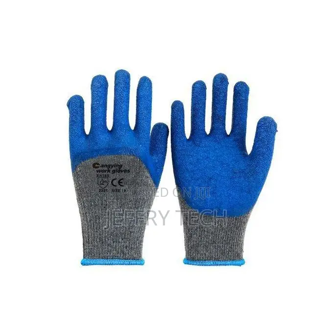 Share This Productrubber Palm-Coated Work Gloves With Wrist Protectio