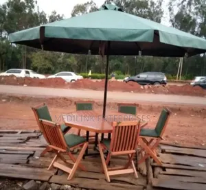 Foldable Six Chairs +Umbrella+Cushions