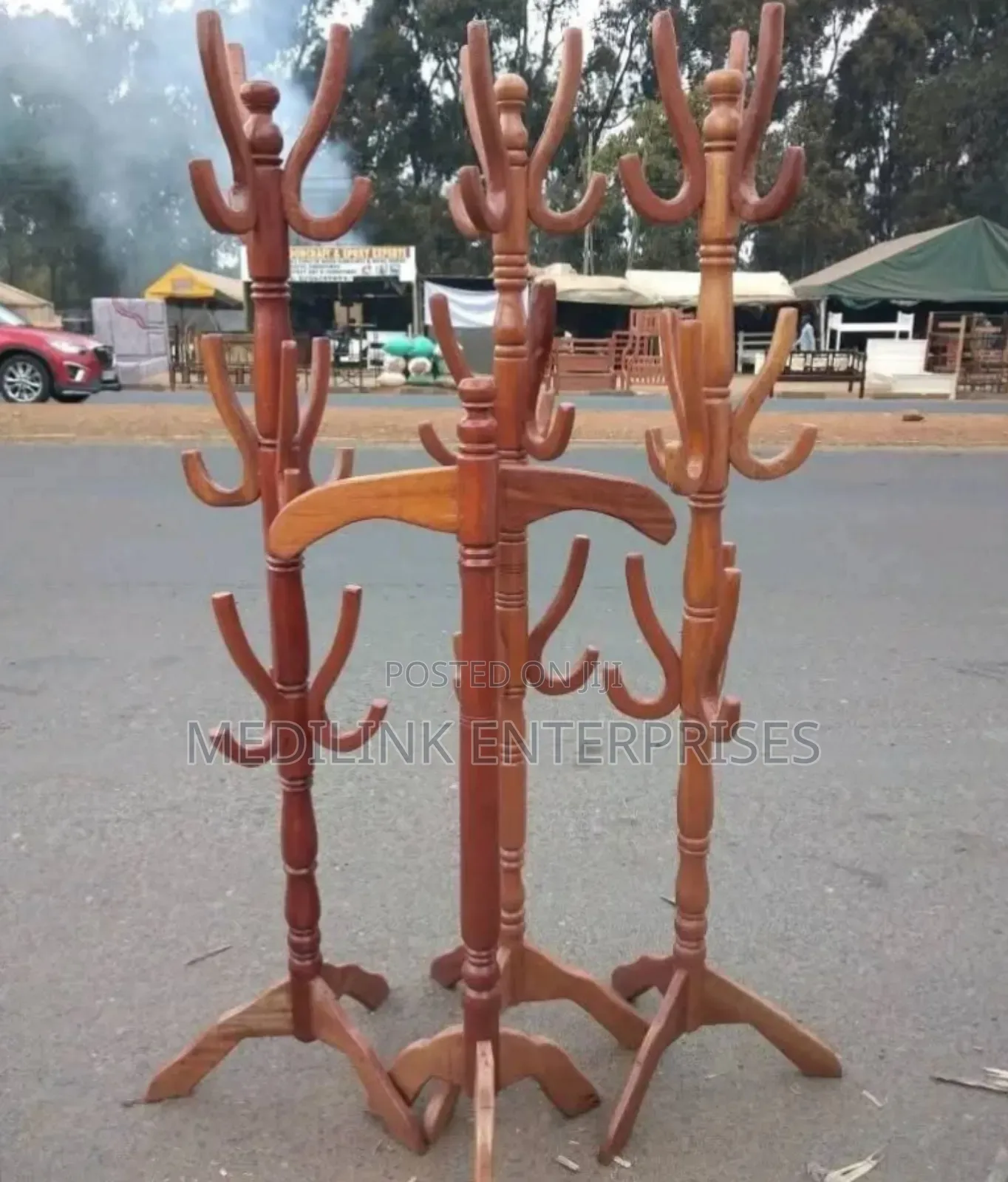 Mahogany Curved Hangers(Handbags and Innerwear)