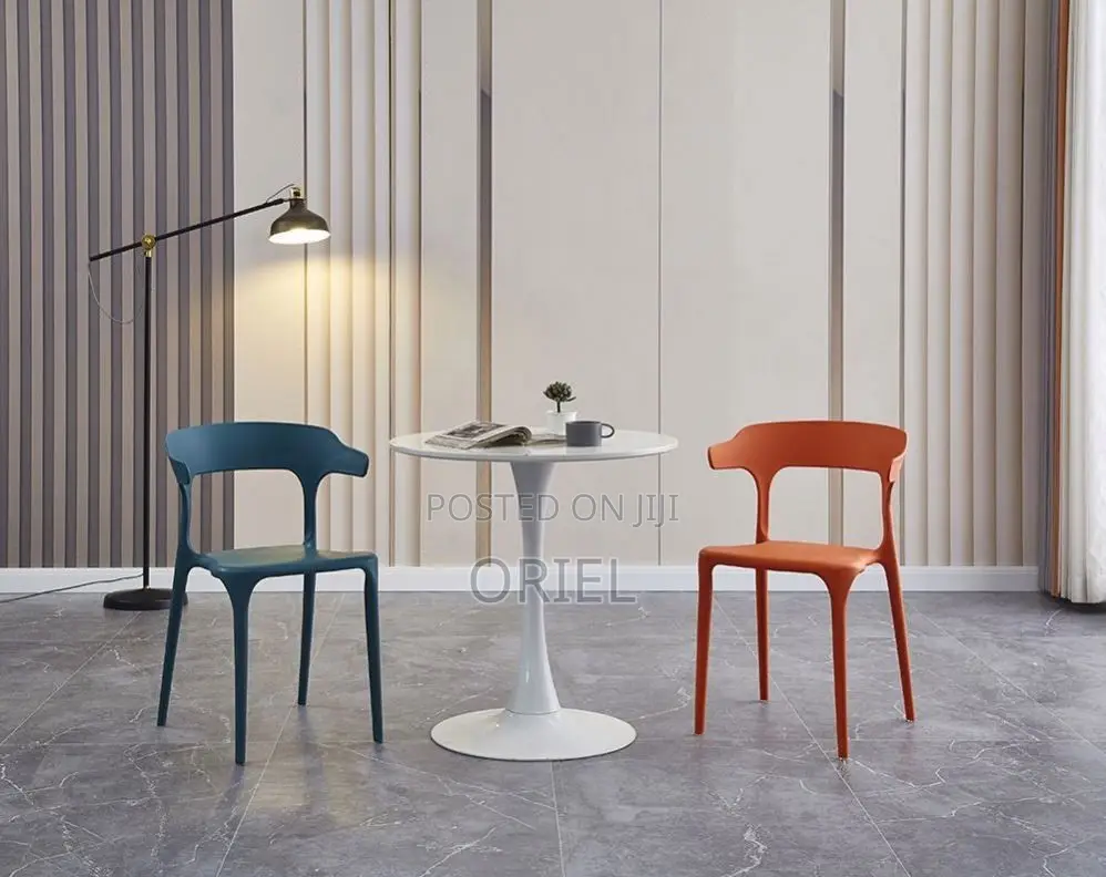 Home Chairs : Heavy-Duty Stackable Plastic Utility Chair