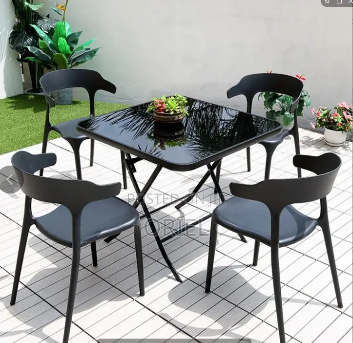 Home Chairs : Heavy-Duty Stackable Plastic Utility Chair