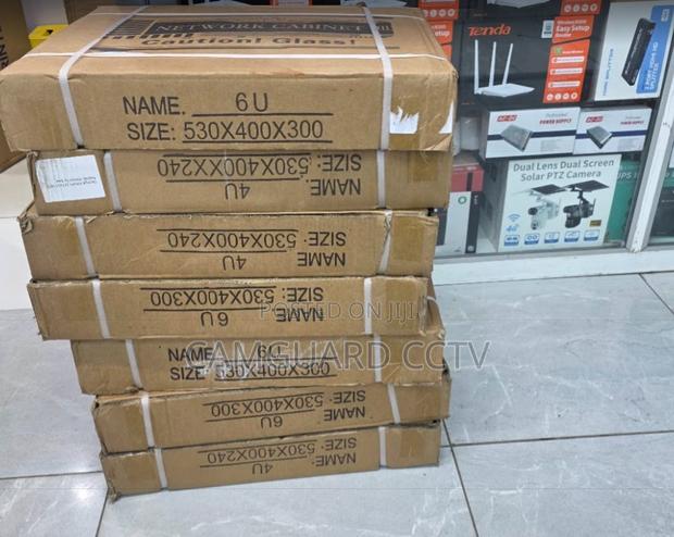Lockable Networking Data Cabinet 6u 530mm by 400mm by 300mm - main view