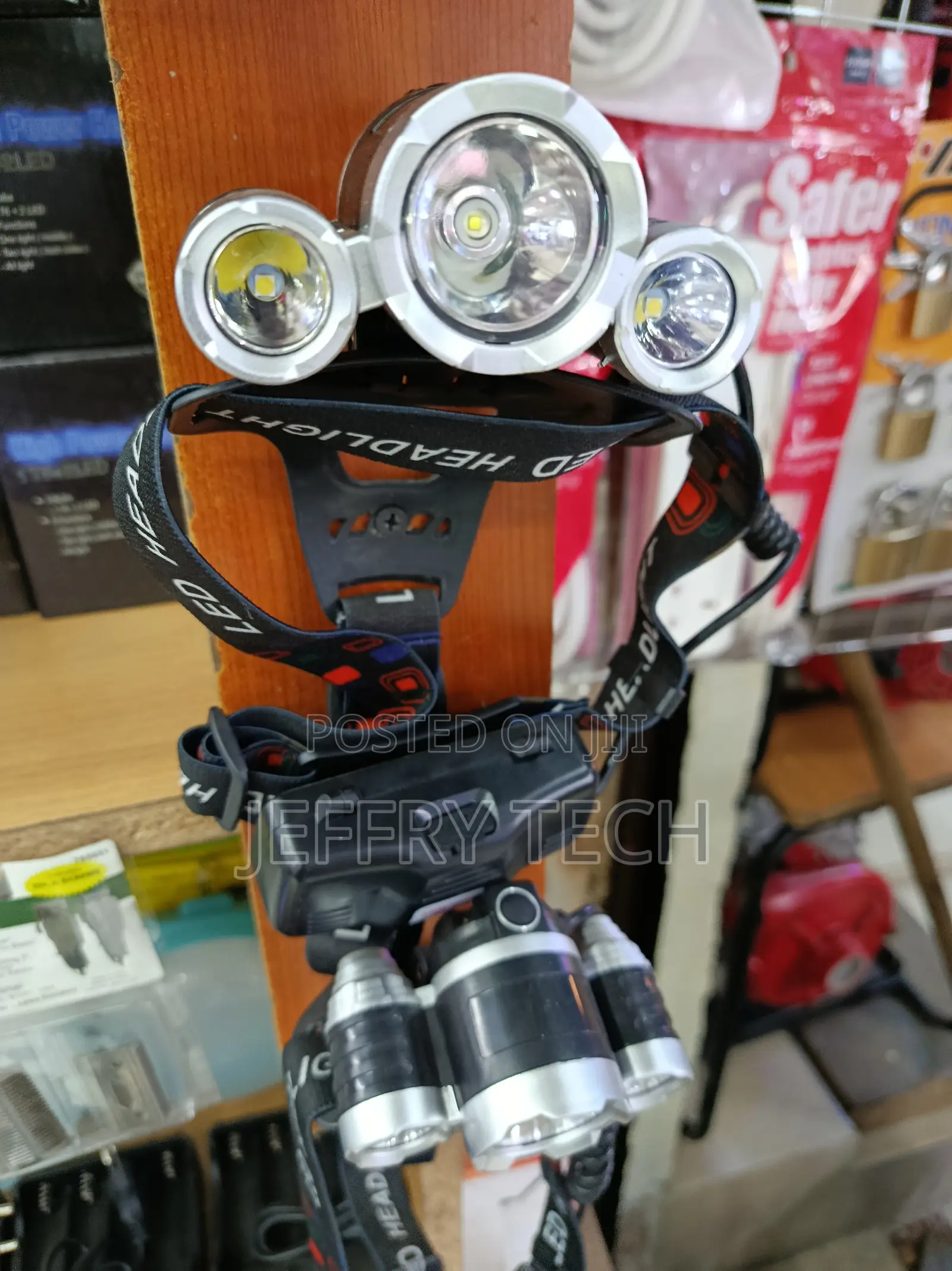 3 High Power Led Headlamp 3x Cree T6 Led Headlight For Camping Or Fi