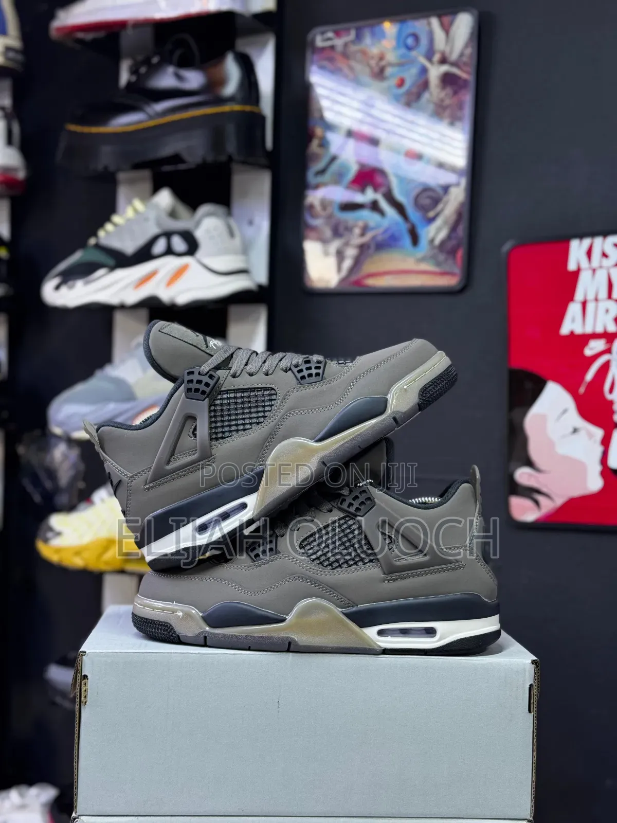 Nike Air Jordan 4 Retro Og “Cave Stone” Size :_40 41 42 43 44 45 46 47