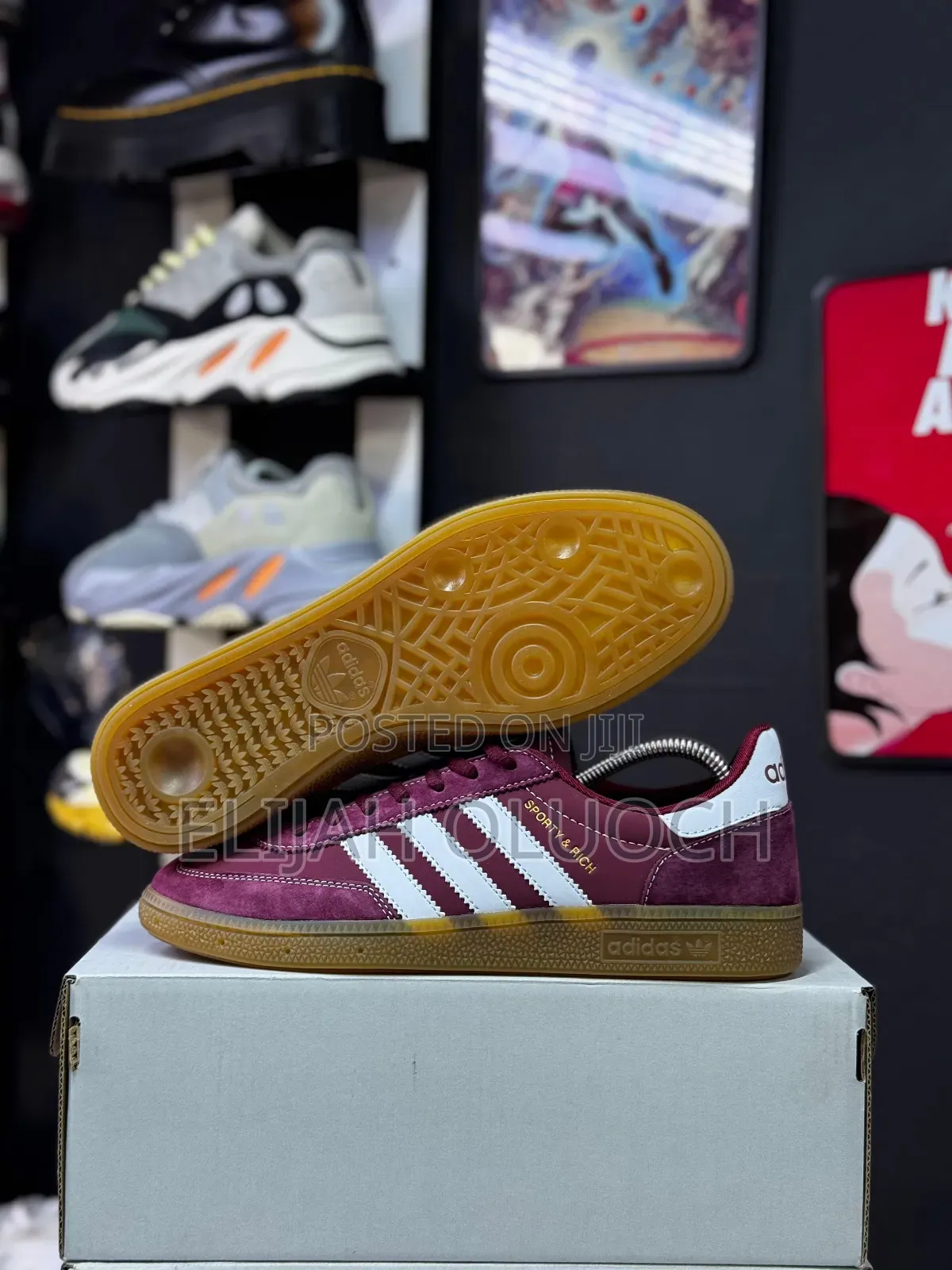 Sporty and Rich X Adidas Handball Spezial “Shadow Red”