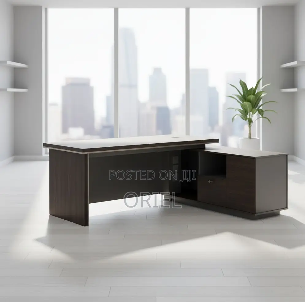 Executive Desks : 160cm L-Shaped Executive Office Workstation Desk