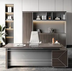 Executive Desks : 160cm L-Shaped Executive Office Workstation Desk