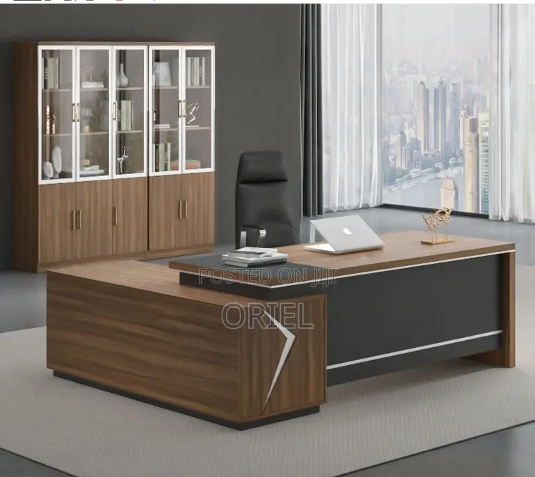 Executive Desks : 160cm L-Shaped Executive Office Workstation Desk