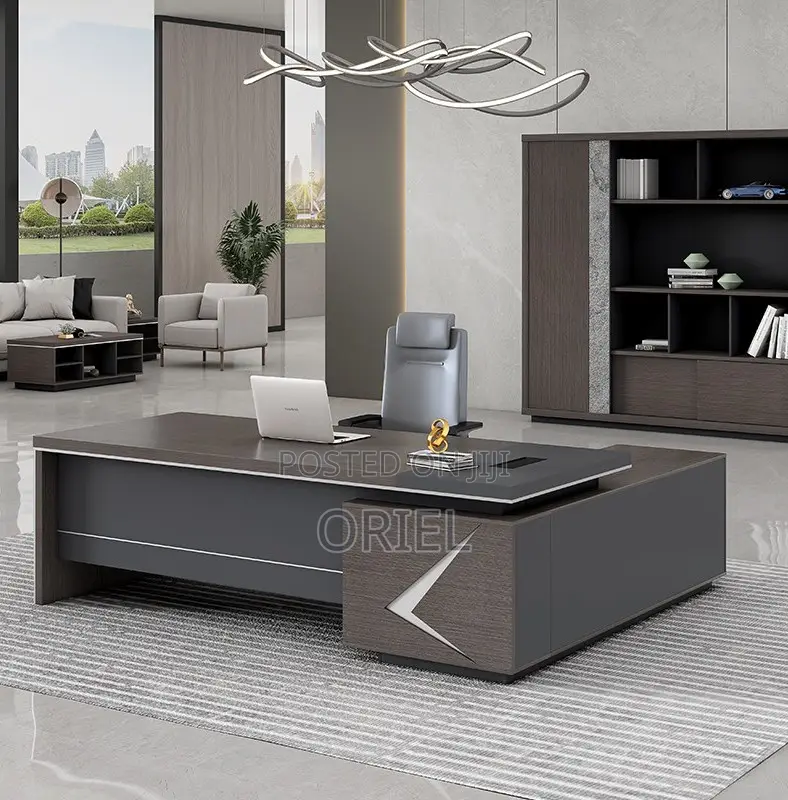 Executive Desks : 160cm L-Shaped Executive Office Workstation Desk