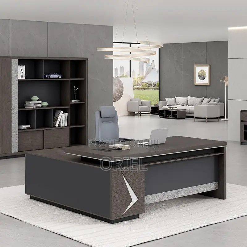 Executive Desks : 160cm L-Shaped Executive Office Workstation Desk