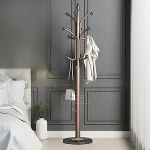 Coat Stands : Height Adjustable Metal Office Coat Stand