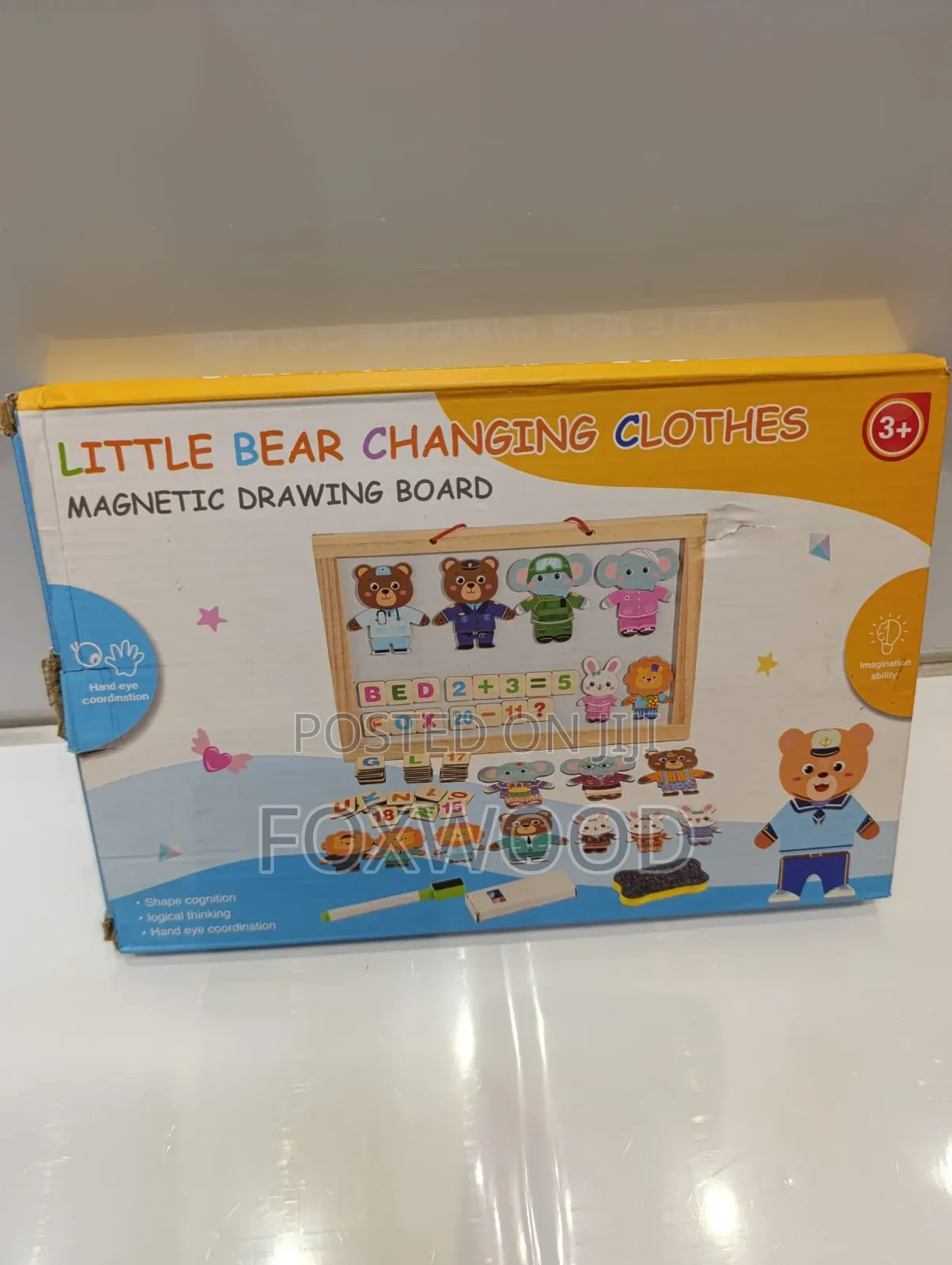 Little Bear Changing Clothes Magnetic Drawing Board,