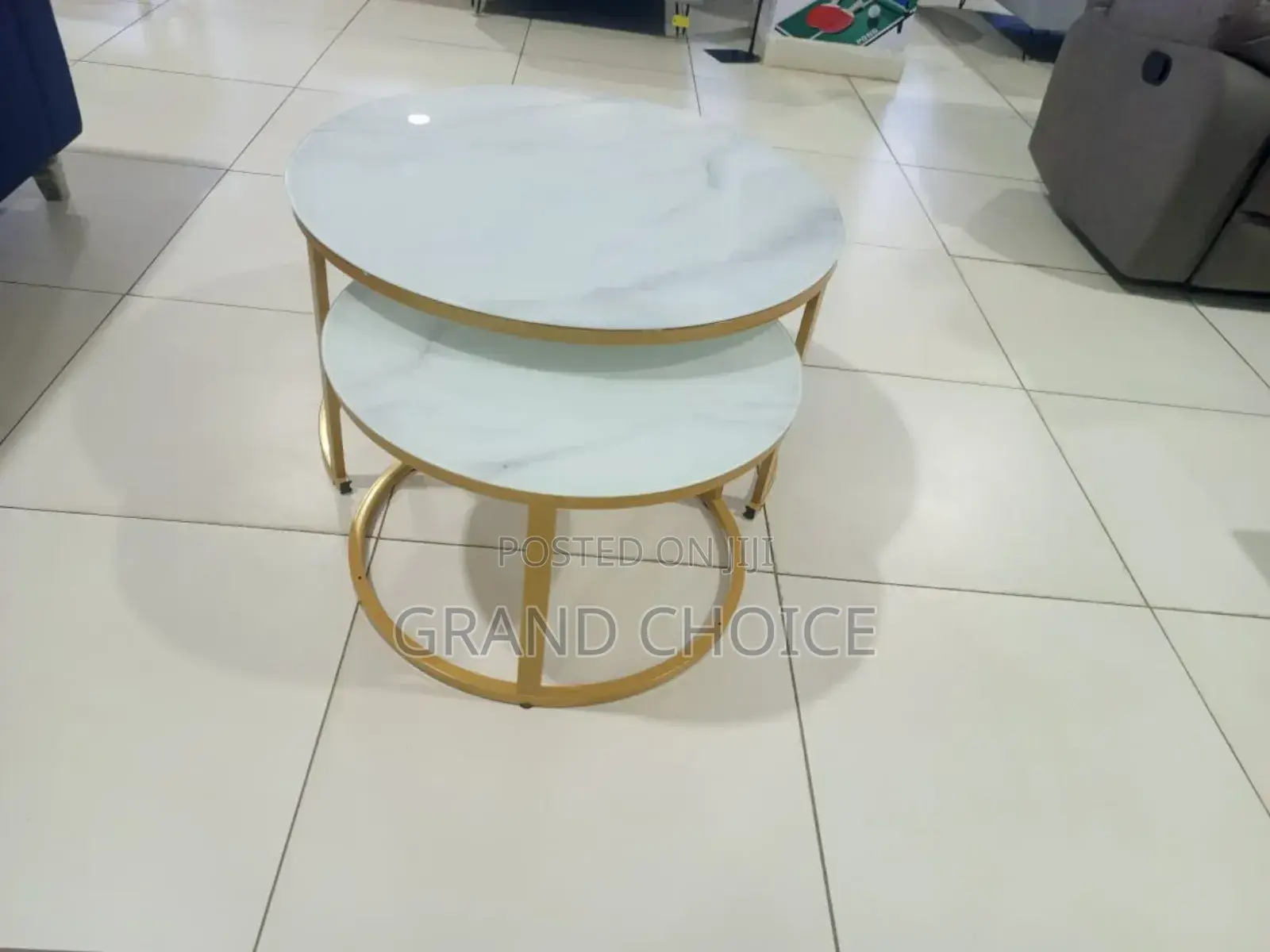 Glass Top Coffee Table -2in 1