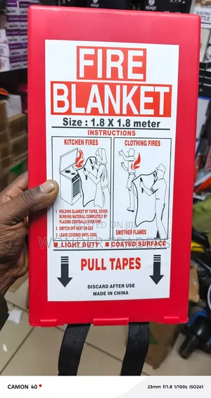 Fire Blanket 1.8 X 1.8m. Size( 1.8m X 1.8m )