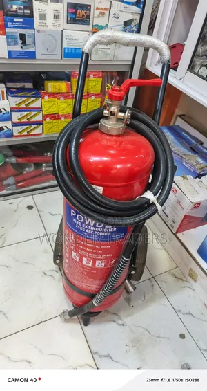 25kg Dry Powder Fire Extinguisher Wheeled