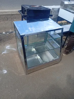 Stainless Steel Chips Display/Warmer.