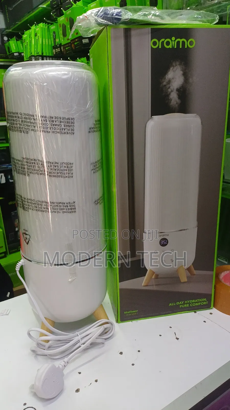Oraimo Mistflow Max High-Capacity Quiet Humidifier