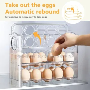 3 Layer Aclyric 30 Egg Storage Fridge Box