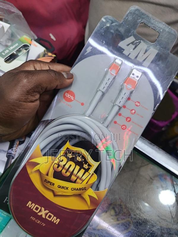 Moxom Fast Charging Data Cable 30w iPhone Cable- 4m - thumbnail 2