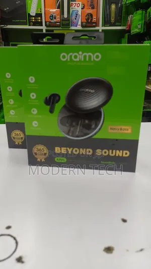 Oraimo Spacebuds Hybrid Anc Earbuds With 4-Mic Ai Calls 40h Playtime