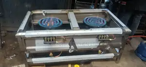 Heavy Duty Cooker Stainless Steel Two Burner
