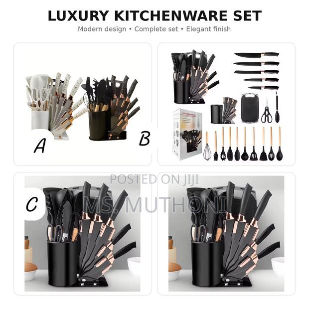 High Original Quality , 19pcs Heat Resistant Silicone Cooking Set