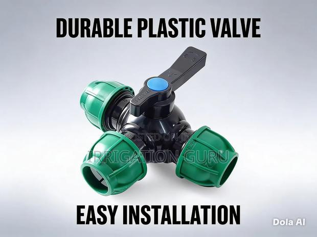 Three Way Gate Valve Plastic - main view