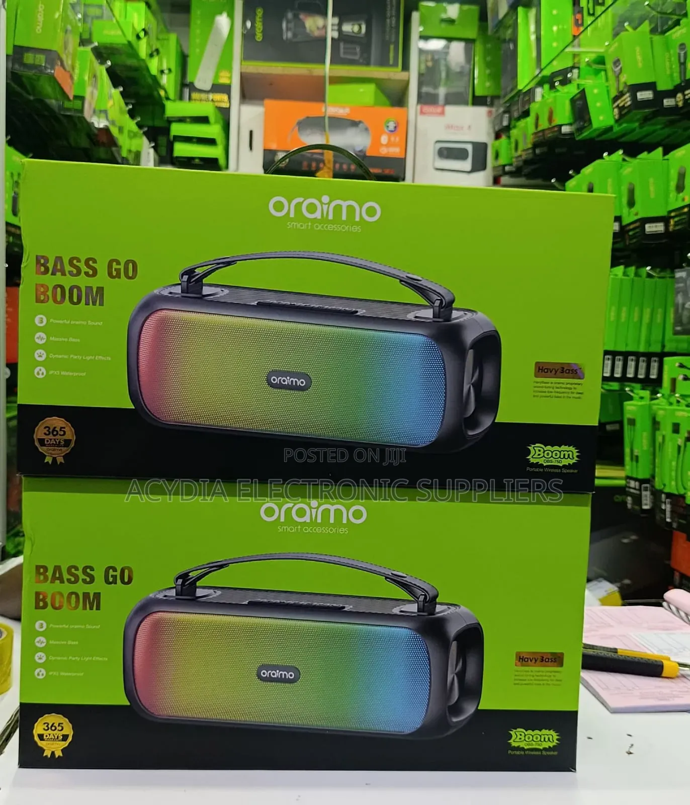 Oraimo Bass Go Boom Obs-75d, Portable Wireless Speakers