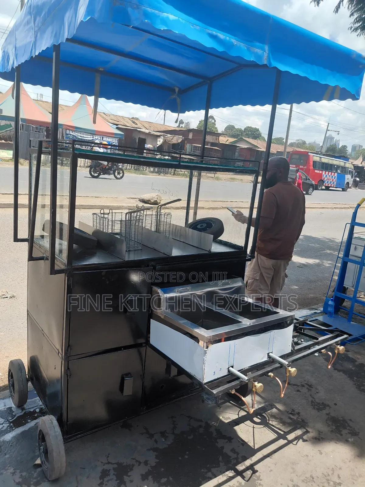 Finely Fabricated Food Kiosk