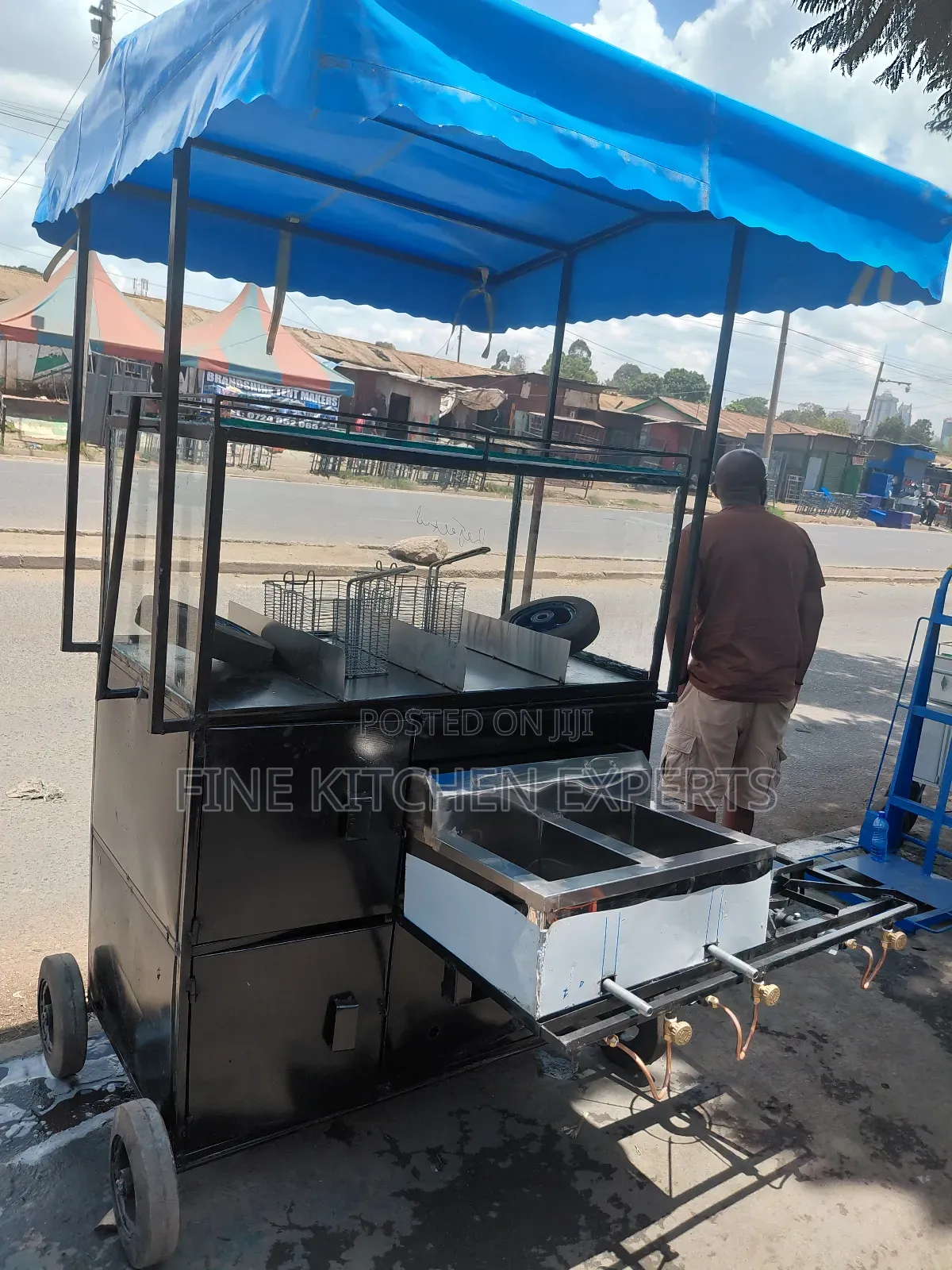 Finely Fabricated Food Kiosk