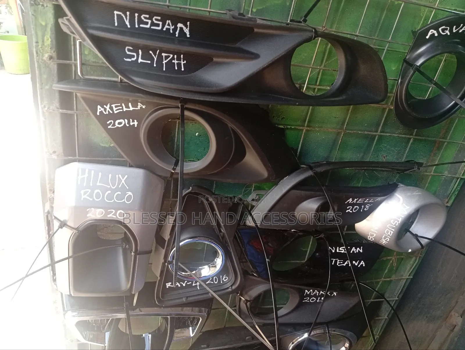 Foglamp Cover, Axela, Aqua, Mark X, Rav 4,Hilux Roco,