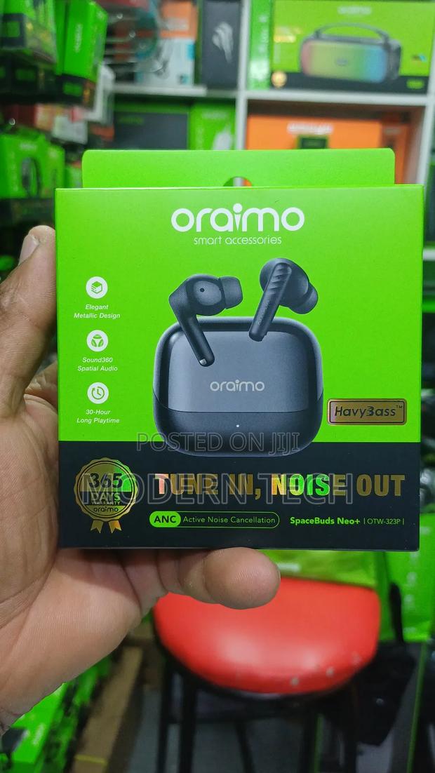 Oraimo Spacebuds Neo+ Bluetooth Earbuds With Active Noise Cancellation