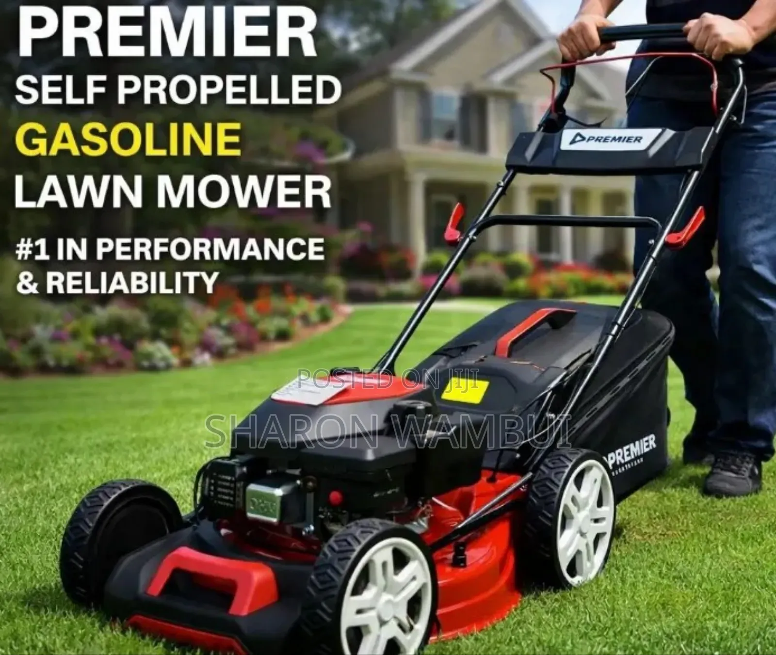 Premier 18inch Self Propelled Lawn Mower/18inch Lawn Mower