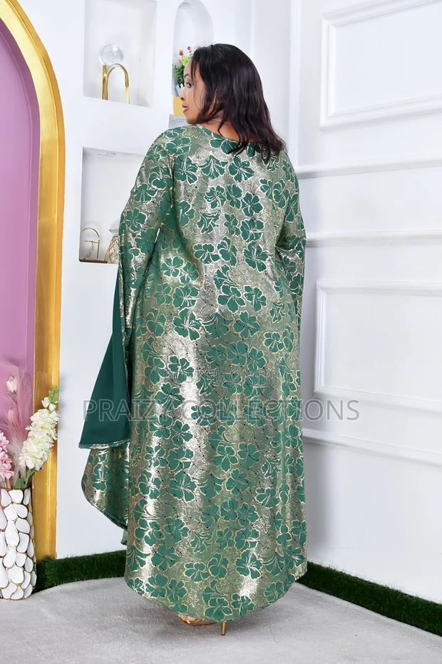 Free-Size Flowing Boubou Kaftan Dress - thumbnail 10