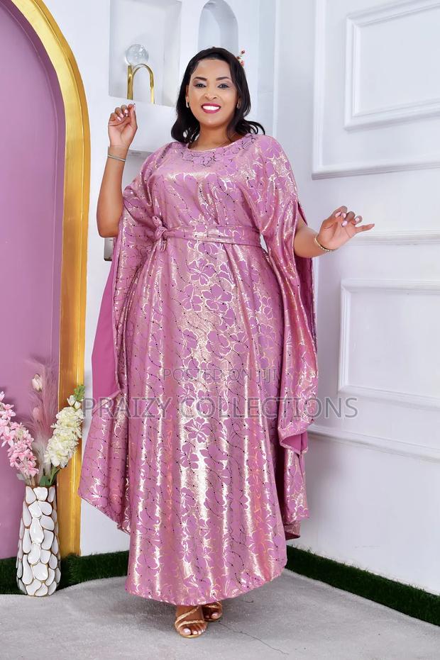 Free-Size Flowing Boubou Kaftan Dress - thumbnail 11