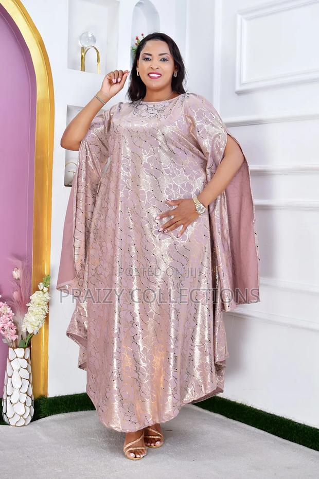 Free-Size Flowing Boubou Kaftan Dress - thumbnail 14
