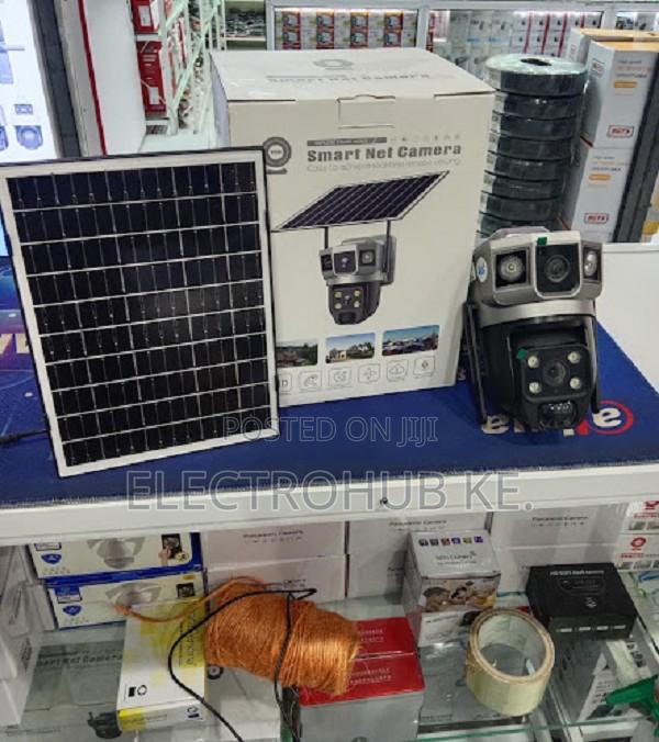 Smart 4g Solar CCTV Camera - Dual Lens Ai Tracking V380pro