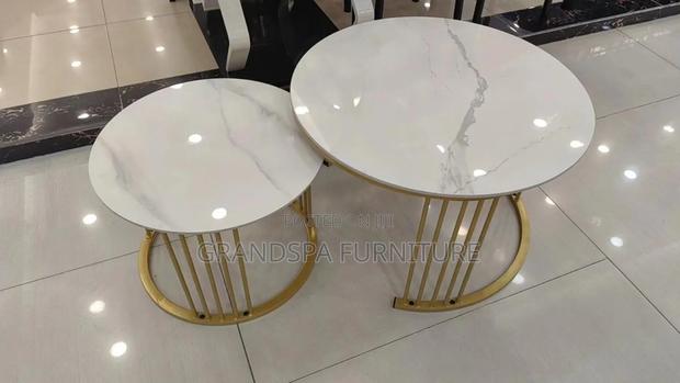 2 in 1 Marble Coffee Table - main view