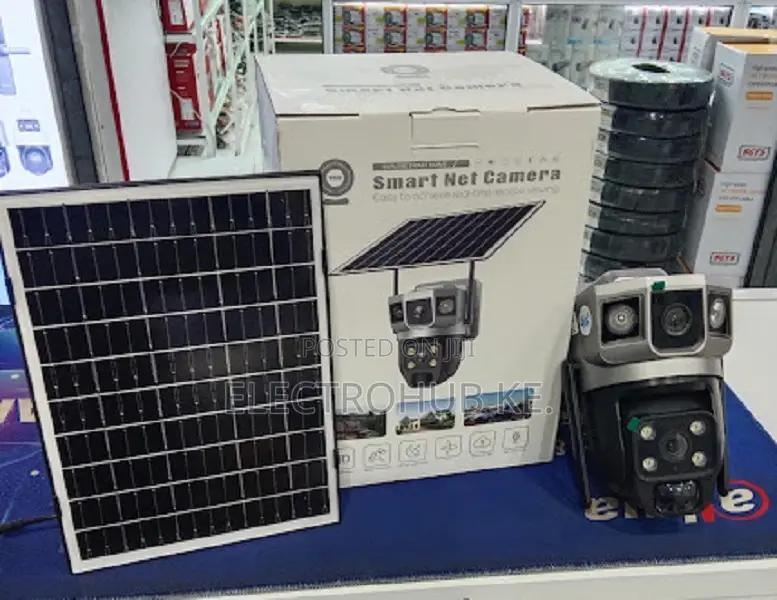 V380 Pro Solar Camera 4g Dual Lens + Nightvision Full Color