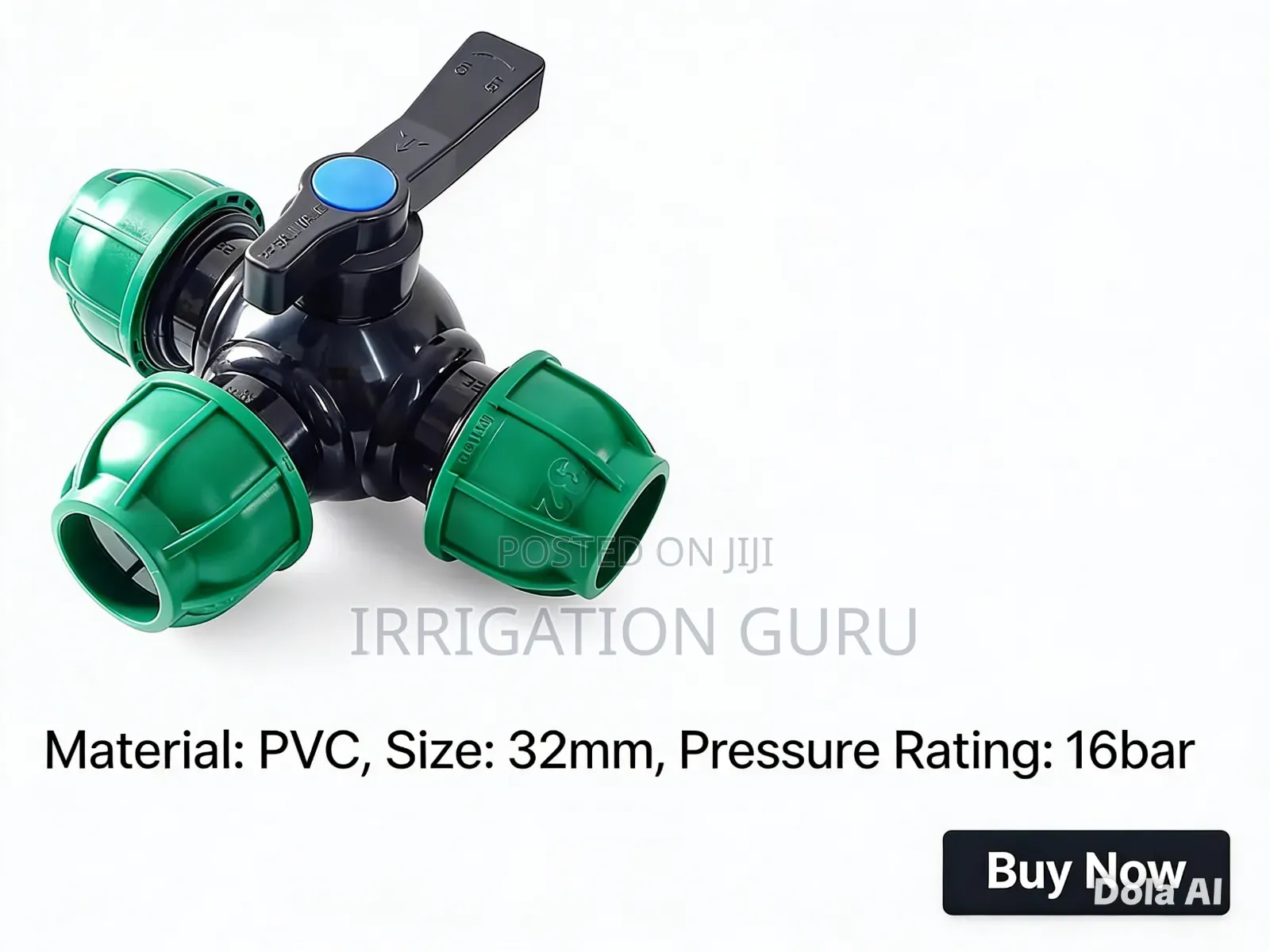 High Pressure 32 Mm Tee Valve