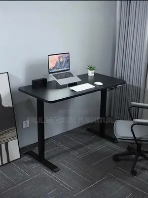 Black Adjustable Height Electric Standing Desk