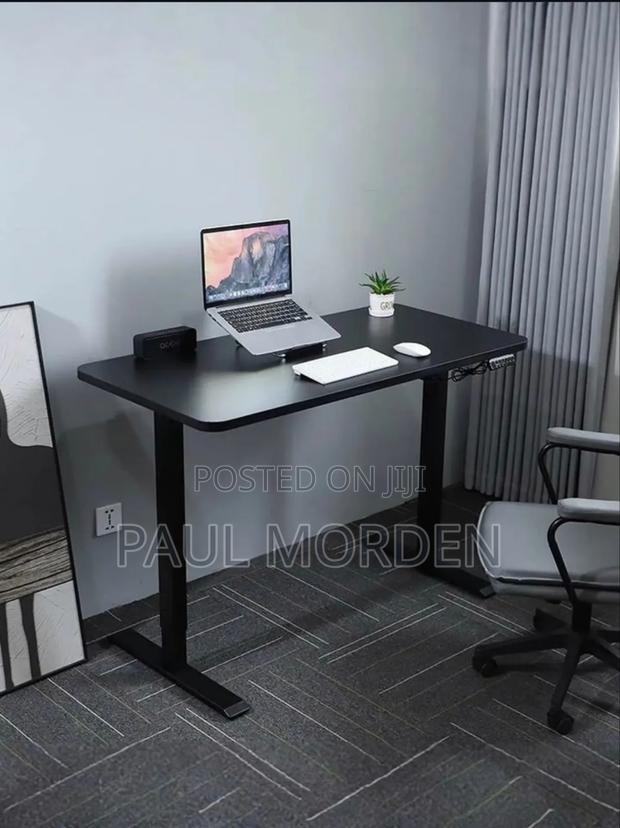 Black Adjustable Height Electric Standing Desk