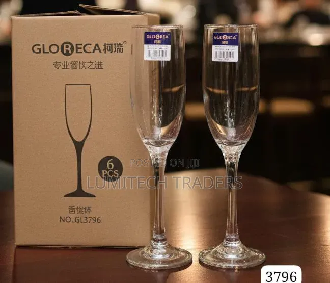 Set of 6 PCS Champagne Glasses