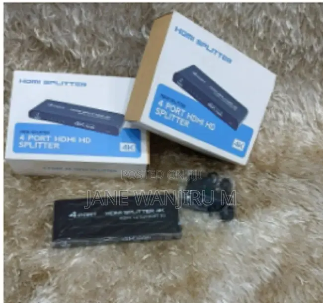 New Hdmi Splitter 4 Port 3d +1-1x4 Hdmi Splitter, 1 in 4 Out