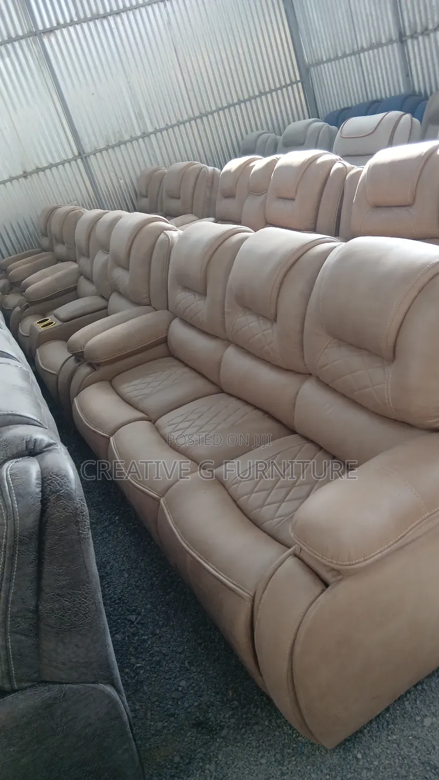Luxury 7-Seater Semi-Recliner Sofa – Ultimate Comfort
