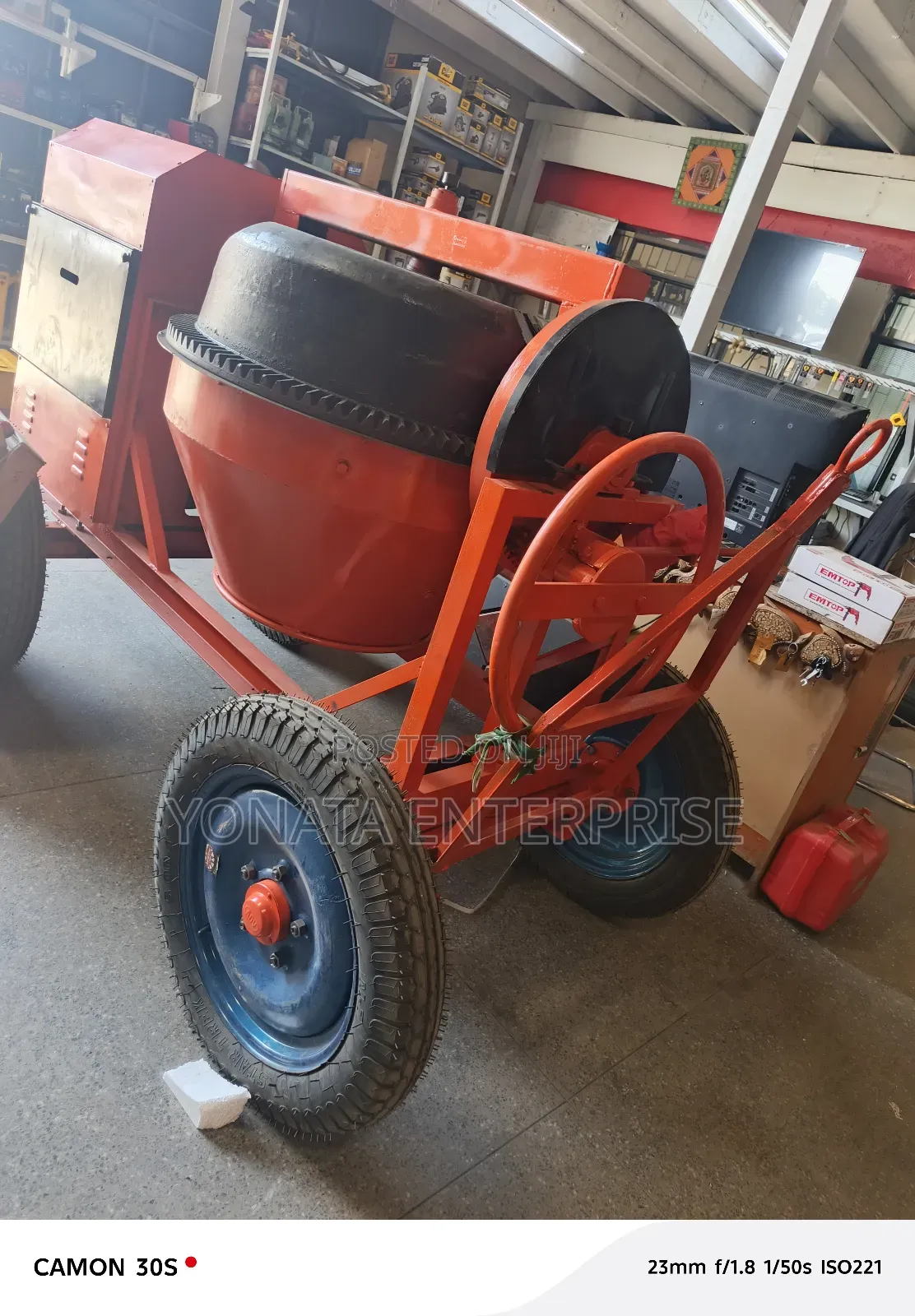 Titan Concrete Mixer; 500ltrs-6.5hp Diesel for Commercial Works
