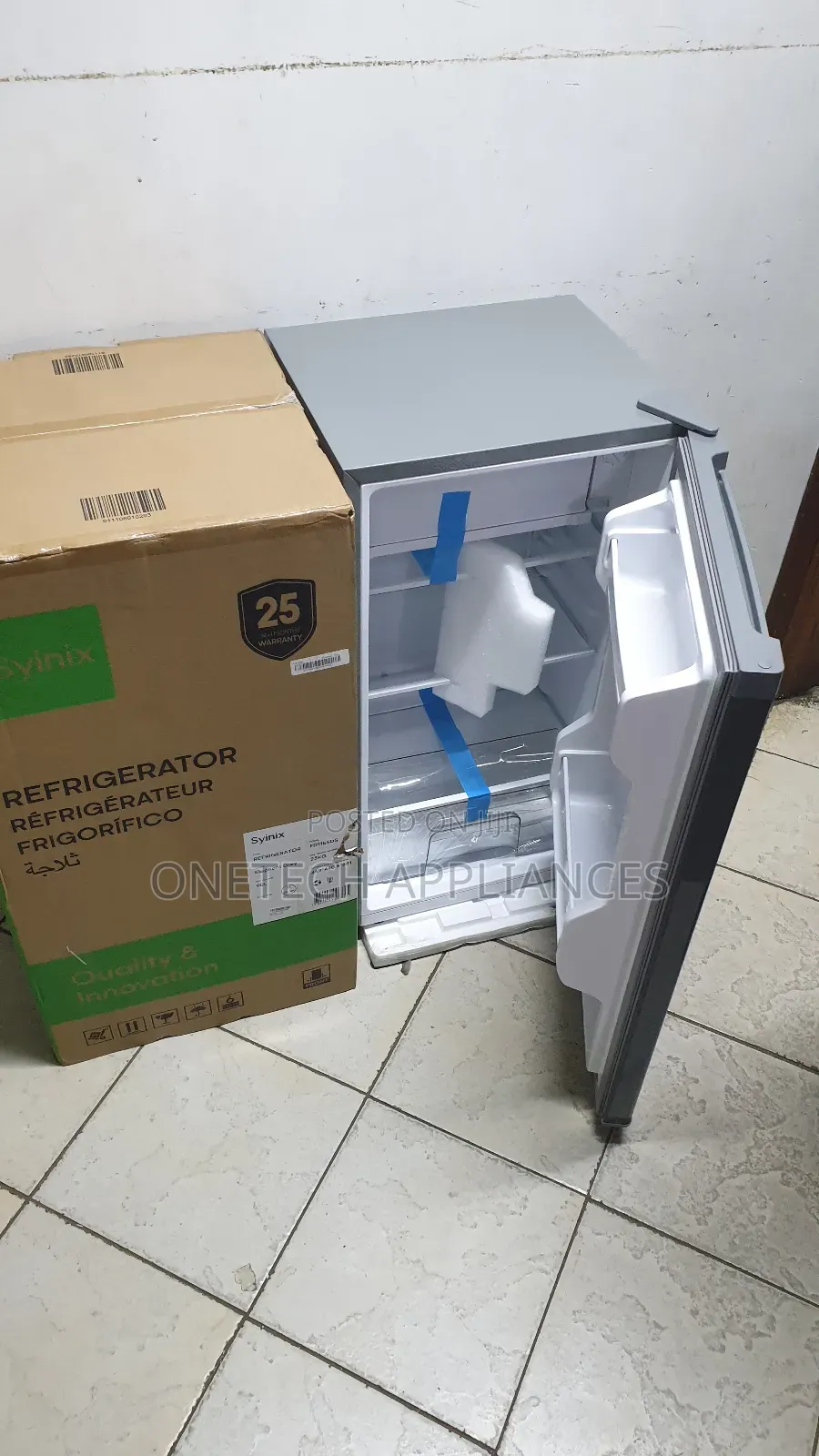 Syinix Refrigerator 90l Single Door Ref Tt-Fd115sds