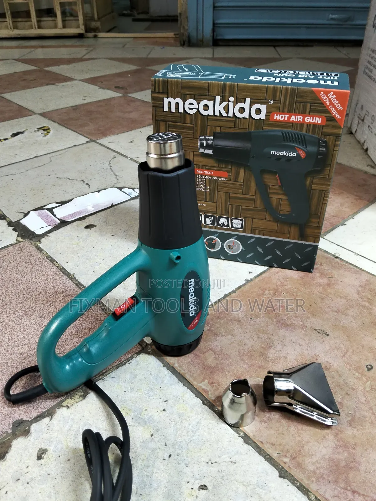 New Meakida Heat Gun 2000 Watts 250°-550° Degrees